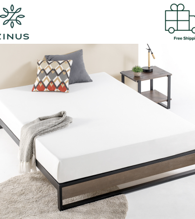Zinus 10英寸铁线平台床底座灰色-单人床,超单人床,大号床,特大号床 Zinus 10英寸铁线平台床底座灰色-单人床,超单人床,大号床,特大号床